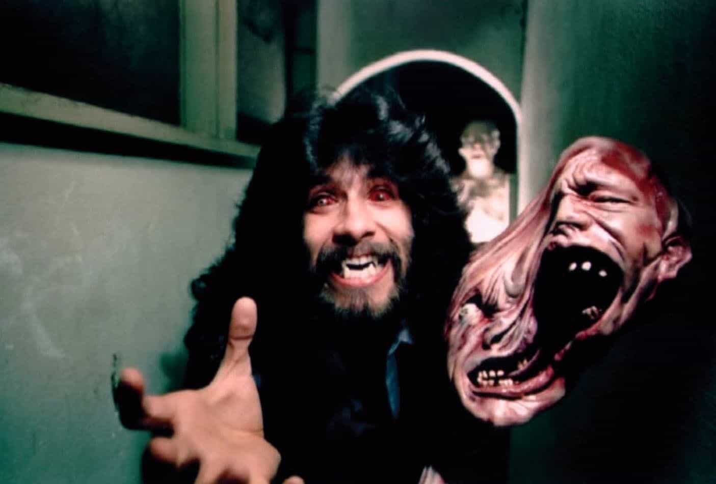 Rob Bottin poses with Split Face