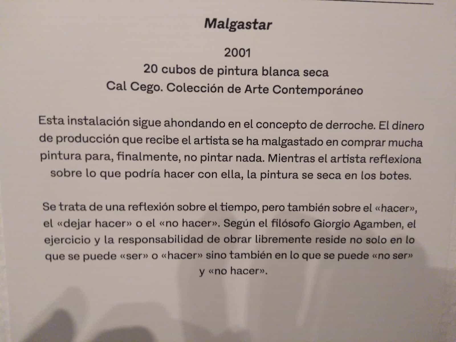 So Lazy, cartel de Malgastar