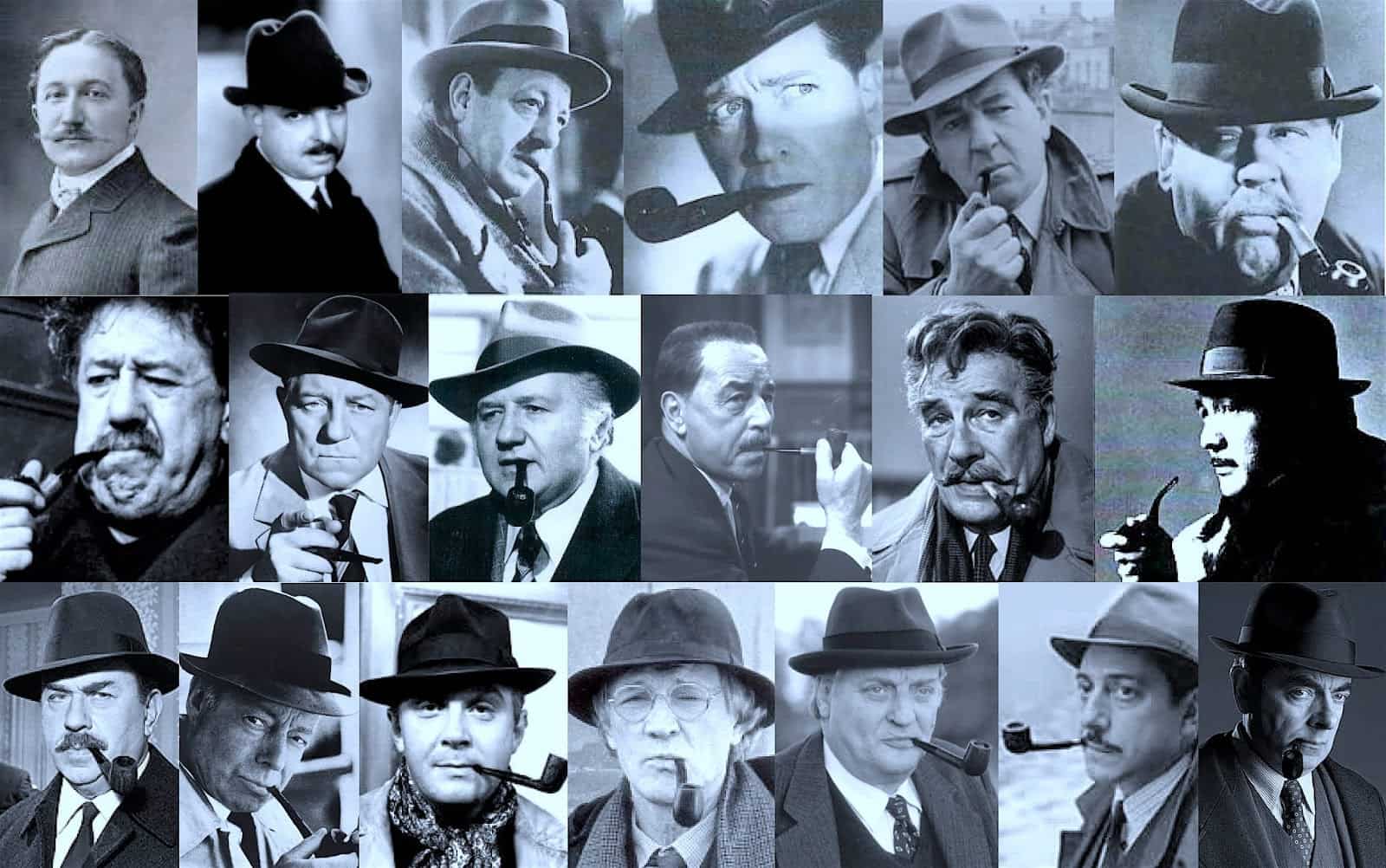 19 rostros de actores que han interpretado a Maigret