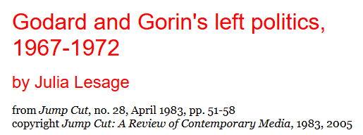 articulo JuliaLesage Godard Gorin