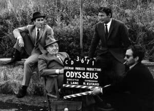 Los dos directores durante el rodaje de Le Mepris