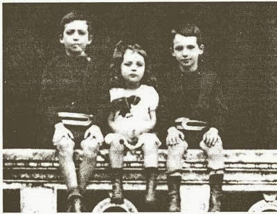 marguerite duras with her brothers