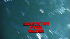 lightning overe water